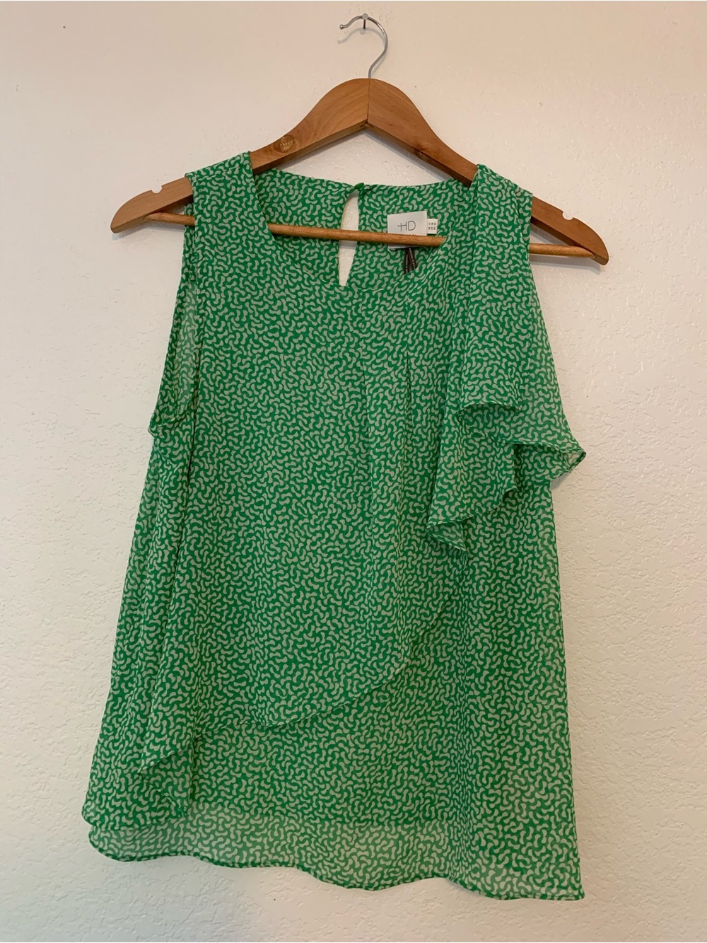 HD in Paris for Anthropologie | Green Ruffle | US 8